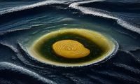澳門金沙水疗中心室内温泉池，蒸汽氤氲中宾客悠然放松，东方禅意装潢营造极致宁静氛围